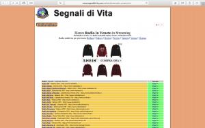 Sito Segnali di Vita - Elenco radio del Veneto Italia 